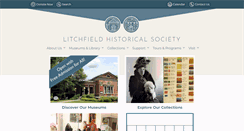 Desktop Screenshot of litchfieldhistoricalsociety.org