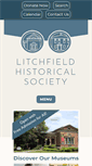 Mobile Screenshot of litchfieldhistoricalsociety.org